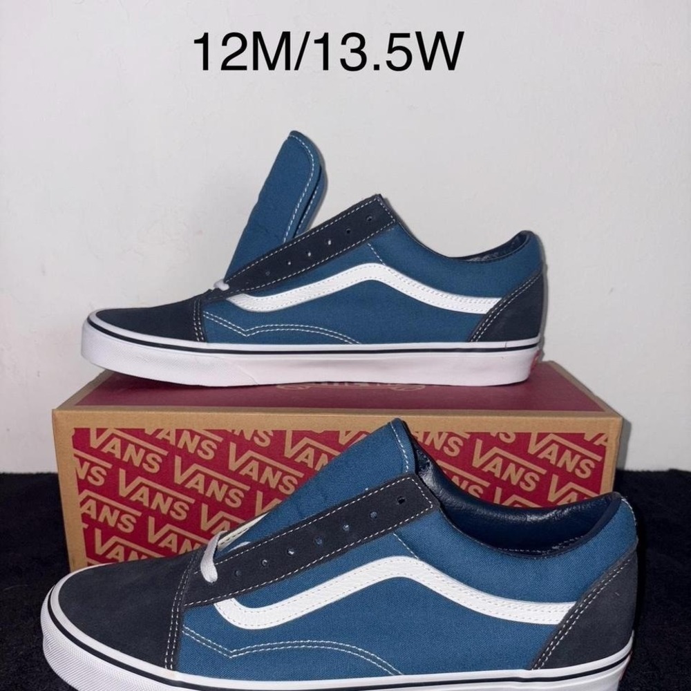 Vans Old Skool – Navy – Men's 12 / Women's 13.5